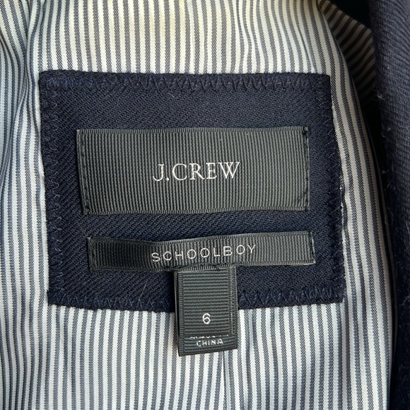 Navy Wool J. Crew Schoolboy Blazer - Picture 5 of 6